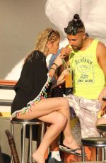 DANNIELLA WESTBROOK and Alan Thomason at a Cocktail Bar in Marbella 08/21/2017