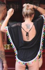 DANNIELLA WESTBROOK and Alan Thomason at a Cocktail Bar in Marbella 08/21/2017