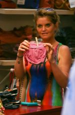 DANNIELLA WESTBROOK and Alan Thomason Out in Palma De Majorca 08/18/2017