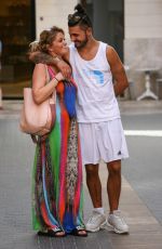 DANNIELLA WESTBROOK and Alan Thomason Out in Palma De Majorca 08/18/2017