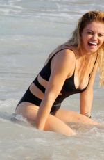 DANNIELLA WESTBROOK in Swimsuit at a Beach in Benidorm 08/06/2017