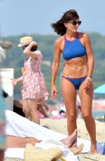 DAVINA MCCALL in Bikini on the Beach in St Tropez 08/27/2017