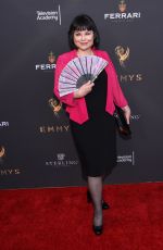 DELTA BURKE at Emmys Cocktail Reception in Los Angeles 08/22/2017