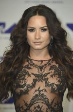 DEMI LOVATO at 2017 MTV Video Music Awards in Los Angeles 08/27/2017