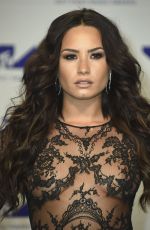 DEMI LOVATO at 2017 MTV Video Music Awards in Los Angeles 08/27/2017