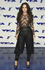 DEMI LOVATO at 2017 MTV Video Music Awards in Los Angeles 08/27/2017