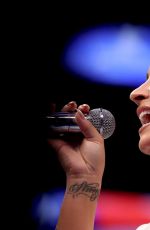 DEMI LOVATO at Floyd Mayweather vs. Conor McGregor Fight in Las Vegas 08/26/2017