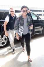 DEMI LOVATO at Los Angeles International Airport 08/14/2017