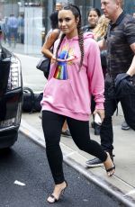 DEMI LOVATO Leaves Her Hotel in New York 08/18/2017