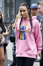 DEMI LOVATO Leaves Her Hotel in New York 08/18/2017