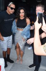 DEMI LOVATO Leaves Her Hotel in New York 08/19/2017