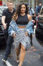 DEMI LOVATO Leaves Her Hotel in New York 08/19/2017