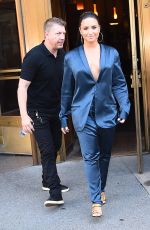 DEMI LOVATO Leaves Z100 Radio Station in New York 08/17/2017