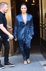 DEMI LOVATO Leaves Z100 Radio Station in New York 08/17/2017