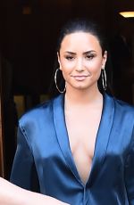 DEMI LOVATO Leaves Z100 Radio Station in New York 08/17/2017