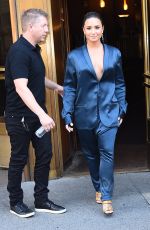 DEMI LOVATO Leaves Z100 Radio Station in New York 08/17/2017
