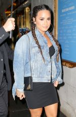 DEMI LOVATO Out in New York 08/18/2017
