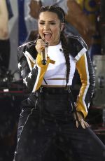 DEMI LOVATO Performs at Good Morning America in New York 08/18/2017