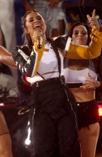 DEMI LOVATO Performs at Good Morning America in New York 08/18/2017