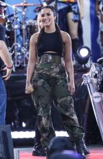 DEMI LOVATO Performs at Good Morning America in New York 08/18/2017