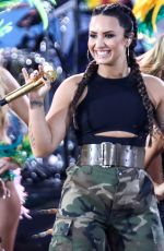 DEMI LOVATO Performs at Good Morning America in New York 08/18/2017