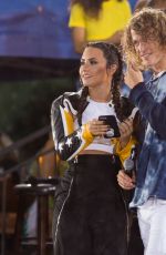 DEMI LOVATO Performs at Good Morning America in New York 08/18/2017