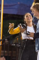DEMI LOVATO Performs at Good Morning America in New York 08/18/2017