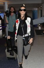 DEMI MOORE at Los Angeles International Airport 08/07/2017
