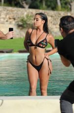 DEMI ROSE MAWBY in Bikini on the Set of a Photoshoot in Ibiza 08/27/2017