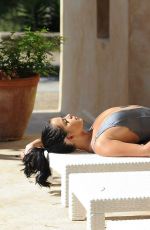 DEMI ROSE MAWBY in Swimsuit on the Set of a Photoshoot in Ibiza 08/23/2017