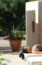 DEMI ROSE MAWBY in Swimsuit on the Set of a Photoshoot in Ibiza 08/23/2017