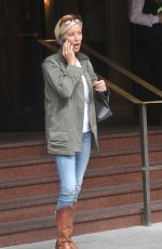 DENISE VAN OUTEN Leaves Westbury Hotel in Dublin 08/23/2017