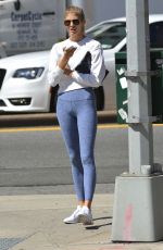 DEVON WINDSOR Out and About in New York 08/19/2017