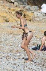 DOUTZEN KROES in Bikini at a Beach in Ibiza 08/15/2017