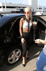 DOVE CAMERON at Los Angeles International Airport 08/10/2017