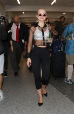 DOVE CAMERON at Los Angeles International Airport 08/10/2017