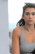 DUA LIPA at Heathrow Terminal 5 Airport in London 08/08/2017