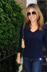 ELIZABETH HURLEY Leaves Her House in London 08/25/2017