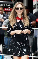 ELIZABETH OLSEN Arrives at Good Morning America in New York 08/02/2017