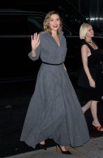 ELIZABETH OLSEN Arrives at Wind River Screening in New York 08/02/2017