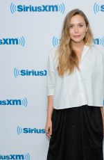 ELIZABETH OLSEN at SiriusXM Studios in New York 07/31/2017