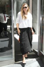 ELIZABETH OLSEN Leaves SiriusXM Studios in New York 07/31/2017