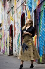 ELIZABETH OLSEN on the Set of a Photoshoot in Melbourne 08/26/2017