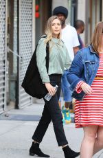ELIZABETH OLSEN Out and About in New York 08/04/2017