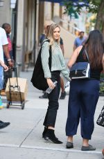 ELIZABETH OLSEN Out and About in New York 08/04/2017