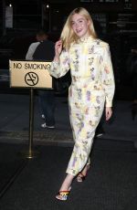 ELLE FANNING Arrives at Today Show in New York 08/30/2017