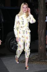 ELLE FANNING Arrives at Today Show in New York 08/30/2017