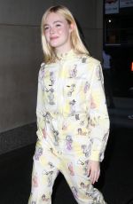 ELLE FANNING Arrives at Today Show in New York 08/30/2017