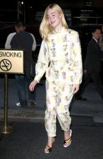 ELLE FANNING Arrives at Today Show in New York 08/30/2017