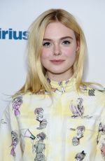 ELLE FANNING at SiriusXM Studio in New York 08/30/2017